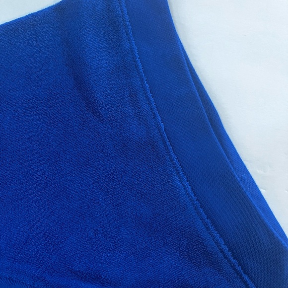 D & Co Women's 'Lapiz Blue' Short Sleeved Top Brushed Cotton Blend Size 2X NEW - Picture 7 of 8